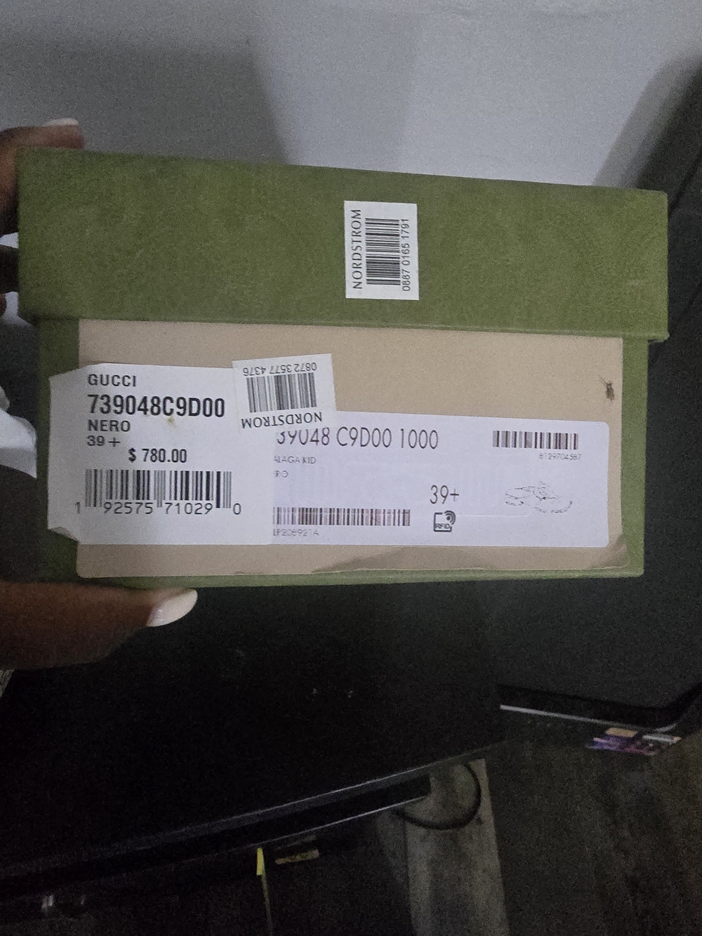Gucci Blondoe Interlocking Flat Thong Sandal Monogram Supreme - Picture 7 of 7
